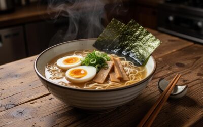 Découvrez comment préparer un plat de ramens avec des nouilles japonaises authentiques